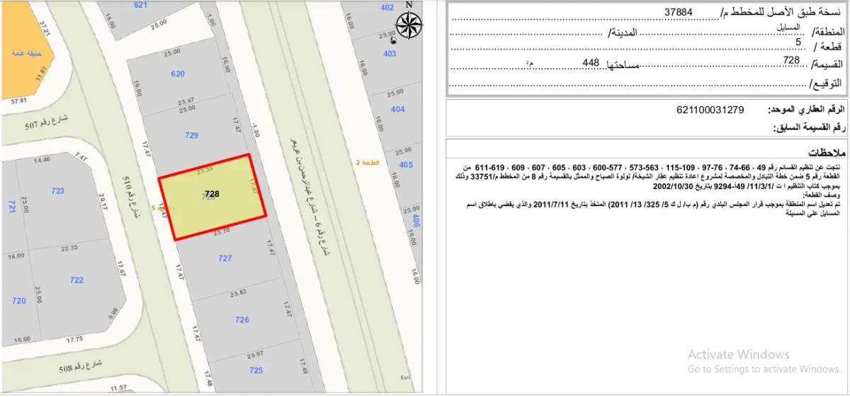 Sale Land in Masayel