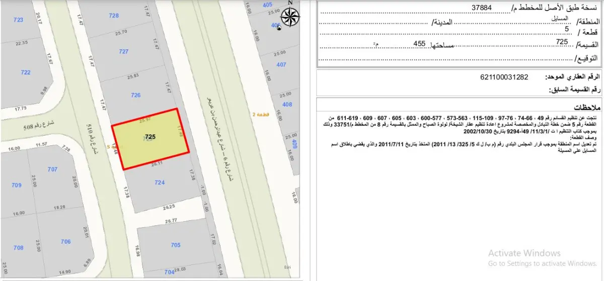 Sale Land in Masayel