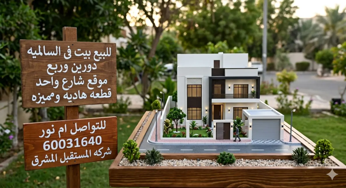 للبيع بيت في السالمية