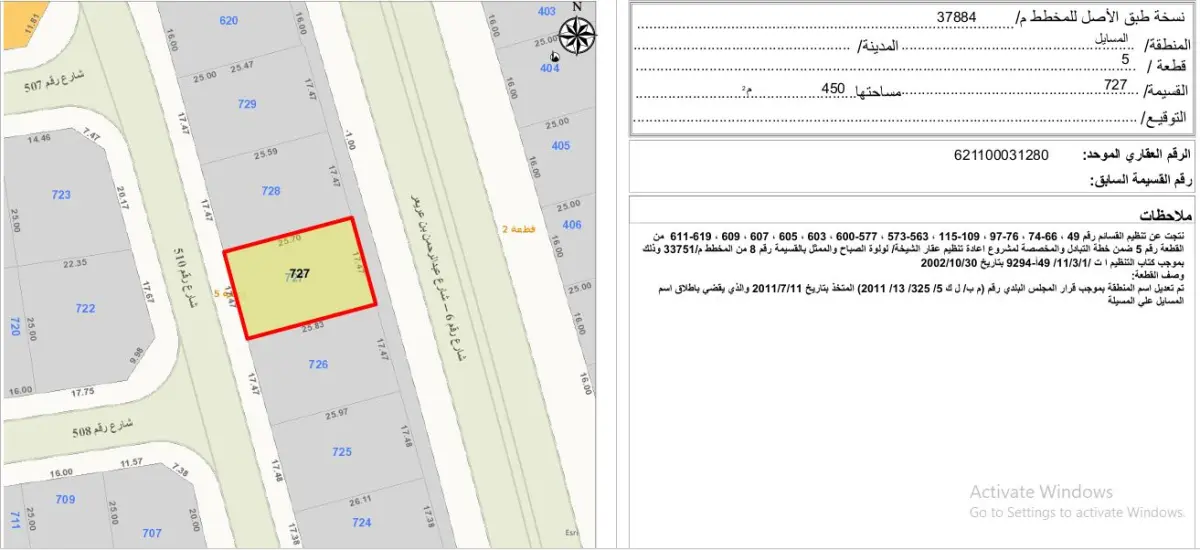 Sale Land in Masayel