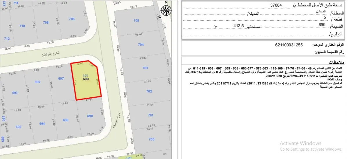 Sale Land in Masayel