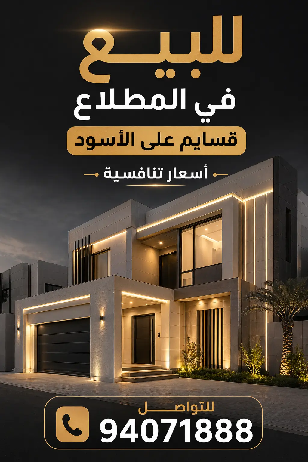 للبيع بيت في المطلاع