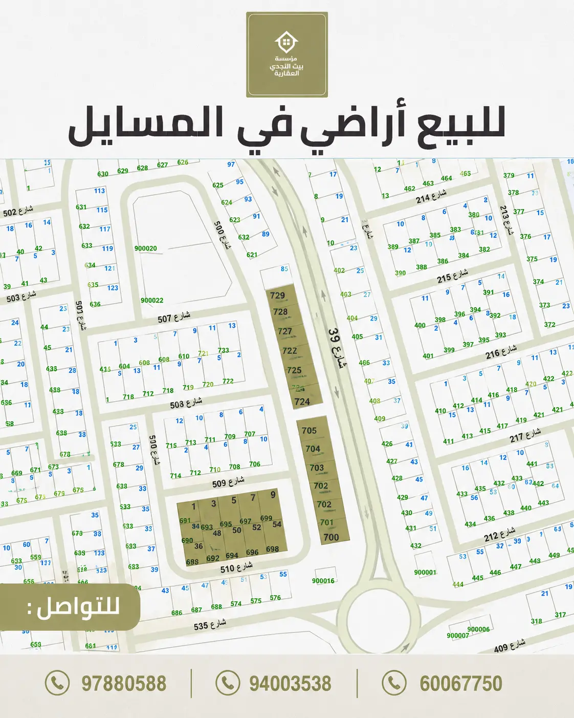 Sale Land in Masayel