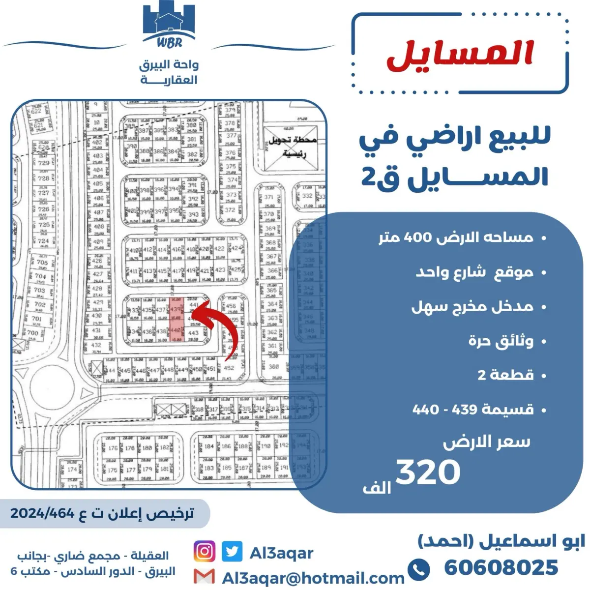 Sale Land in Masayel